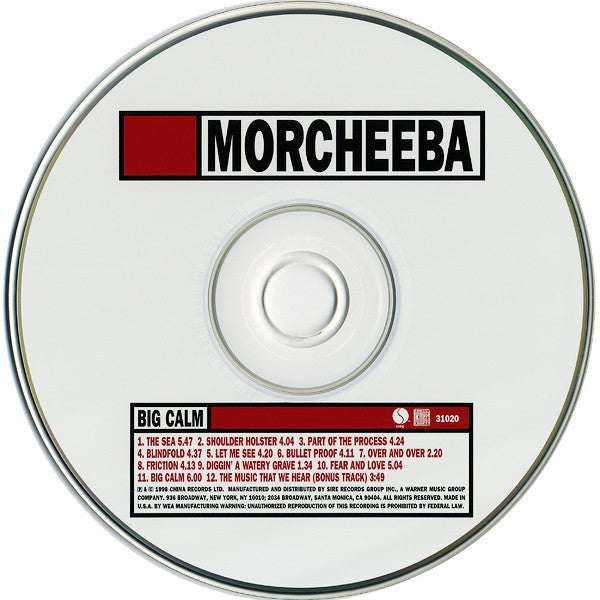 Morcheeba : Big Calm (Album)