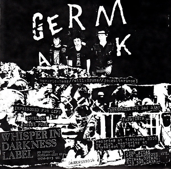 Germ Attak : Zapatista (7",45 RPM)