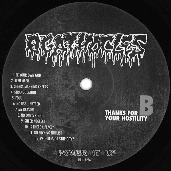 Agathocles : Thanks For Your Hostility (LP,Reissue)
