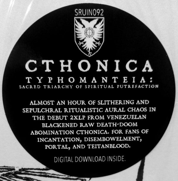 Cthonica : Typhomanteia: Sacred Triarchy Of Spiritual Putrefaction (LP,Album)