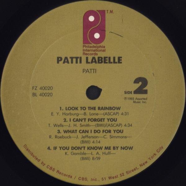 Patti Labelle : Patti (LP,Album)