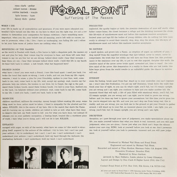 Focal Point : Suffering Of The Masses (Album,LP)