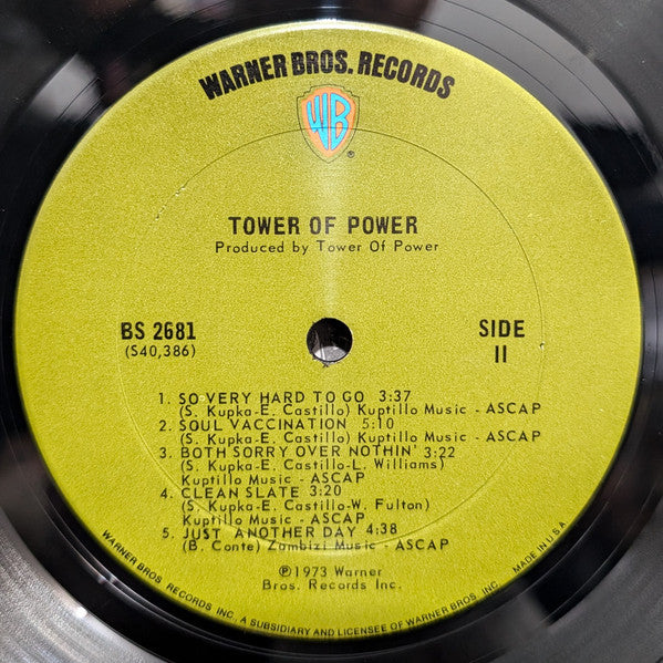 Tower Of Power : Tower Of Power (LP,Album)