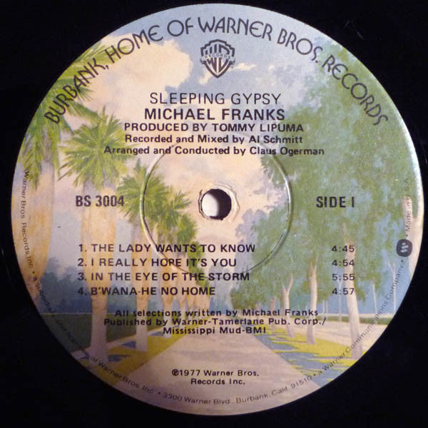 Michael Franks : Sleeping Gypsy (LP,Album,Stereo)