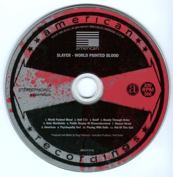 Slayer : World Painted Blood (Album,Repress)