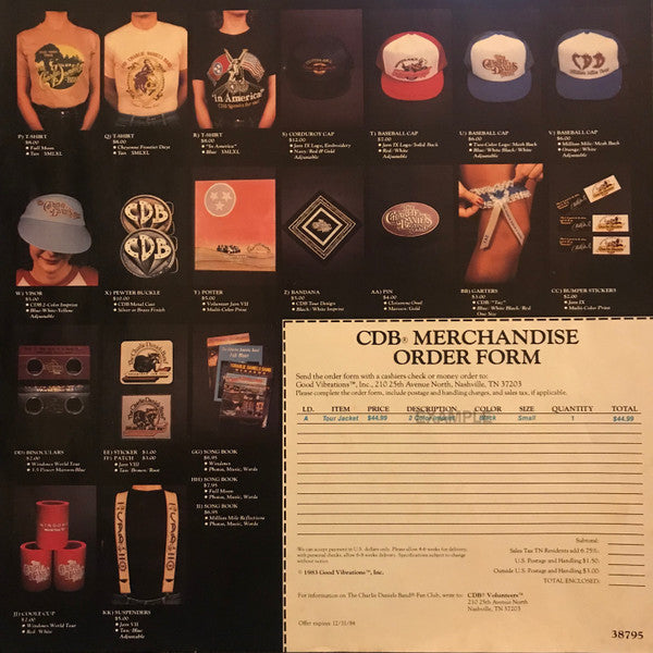 Charlie Daniels Band, The : A Decade Of Hits (LP,Compilation,Stereo)
