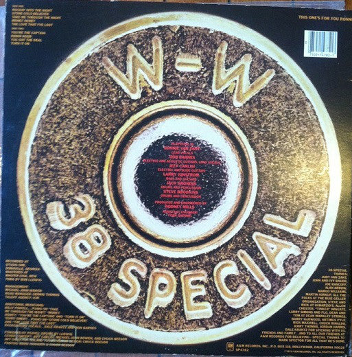 38 Special (2) : Rockin' Into The Night (LP,Album,Stereo)