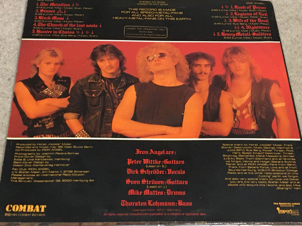 Iron Angel : Hellish Crossfire (LP,Album)