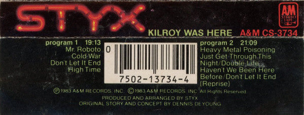 Styx : Kilroy Was Here (Album)