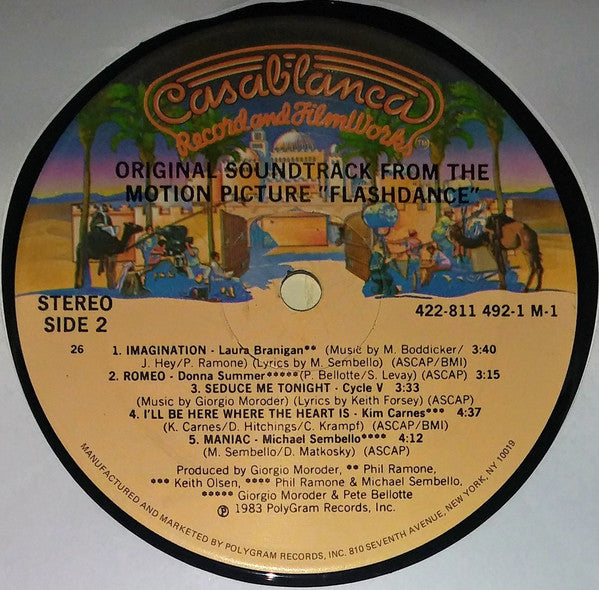 Various : Flashdance (Original Soundtrack From The Motion Picture) (LP,Album)