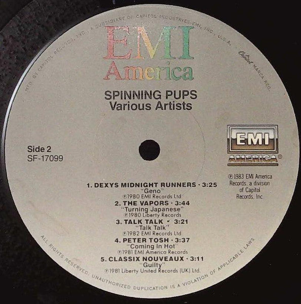 Various : Spinning Pups (LP,Compilation)