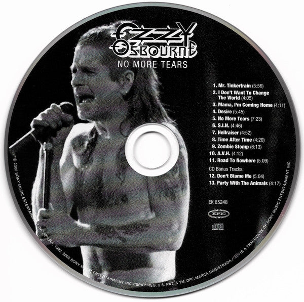Ozzy Osbourne : No More Tears (Album,Reissue,Remastered)
