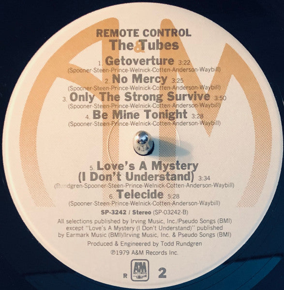 Tubes, The : Remote Control (LP,Album,Stereo)