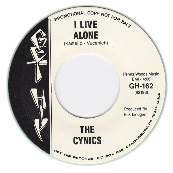 Cynics (2), The : I Live Alone (7",45 RPM,Single,Promo)