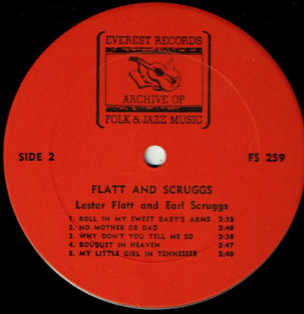 Flatt & Scruggs : Lester Flatt & Earl Scruggs (LP,Reissue)