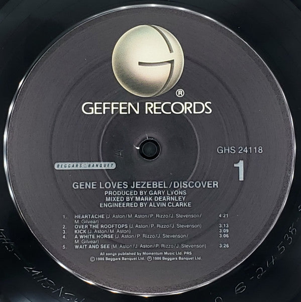 Gene Loves Jezebel : Discover (LP,Album)
