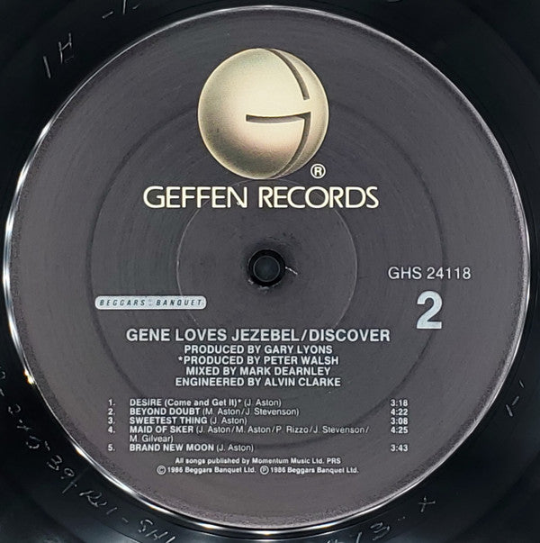 Gene Loves Jezebel : Discover (LP,Album)
