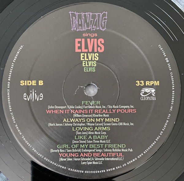 Danzig : Sings Elvis (LP,Album,Limited Edition)