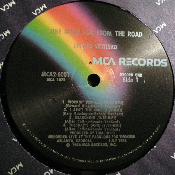 Lynyrd Skynyrd : One More From The Road (LP,Album,Stereo)