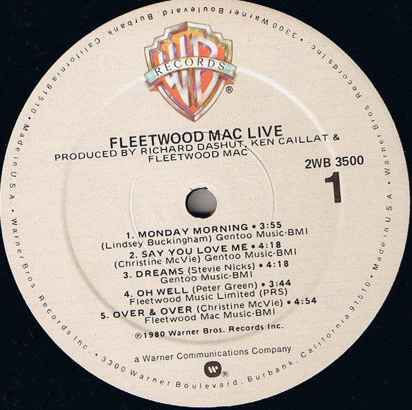 Fleetwood Mac : Fleetwood Mac Live (LP,Album)