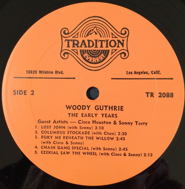 Woody Guthrie : The Early Years (LP,Compilation)