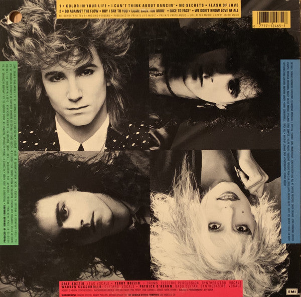 Missing Persons : Color In Your Life (LP,Album,Stereo)