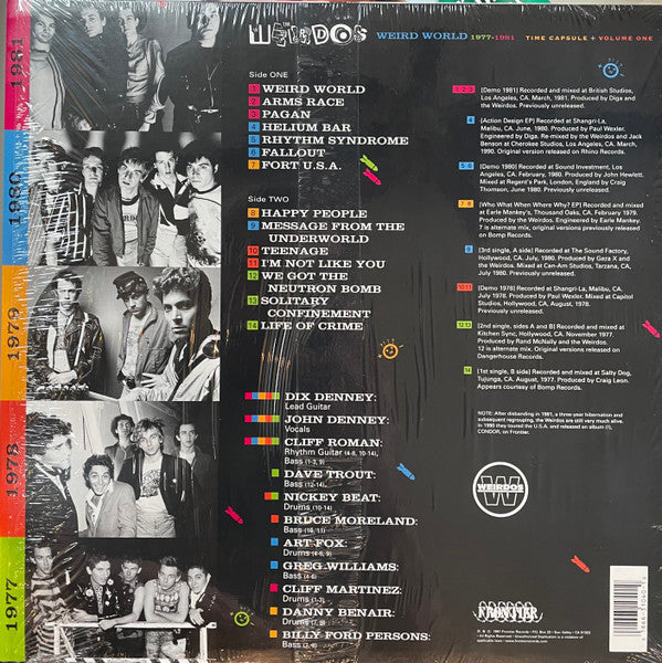 Weirdos, The : Weird World - Volume One 1977-1981 (LP,Compilation)