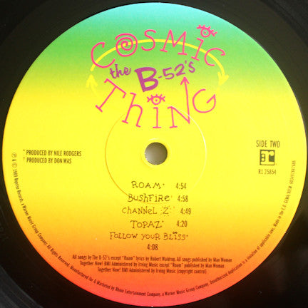 B-52's, The : Cosmic Thing (LP,Album,Reissue)