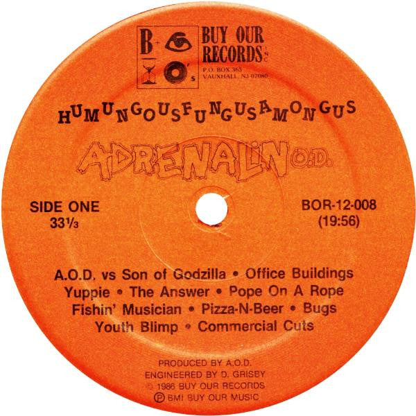 Adrenalin O.D. : Humungousfungusamongus (LP,Album)