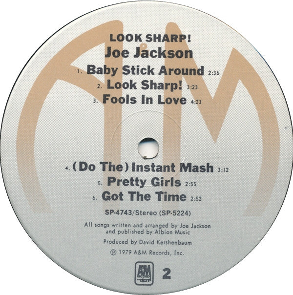 Joe Jackson : Look Sharp! (LP,Album)