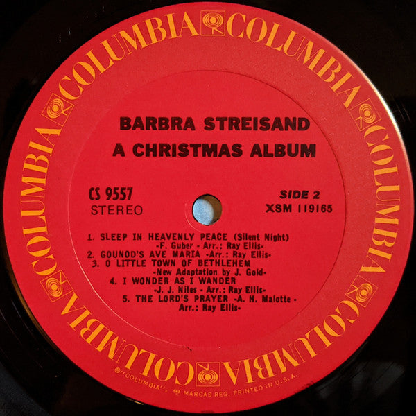 Barbra Streisand : A Christmas Album (LP,Album,Reissue,Stereo)