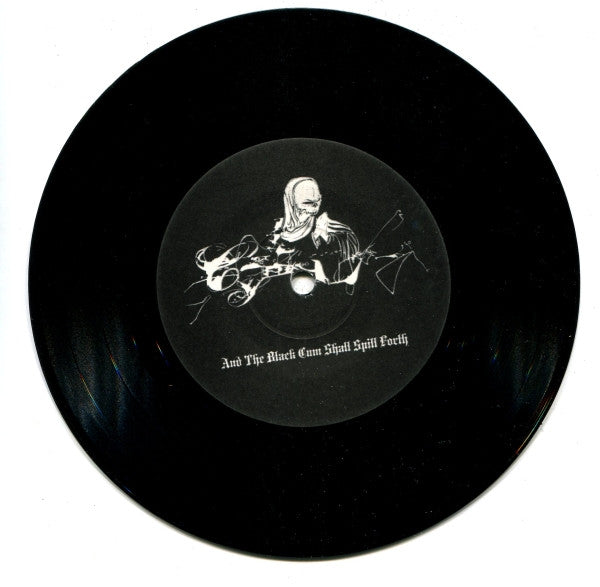 Typhus / Crowned In Semen : We Rape The Cunt Of The Virgin Mary / And The Black Cum Shall Spill Forth (7",33 ⅓ RPM,EP)