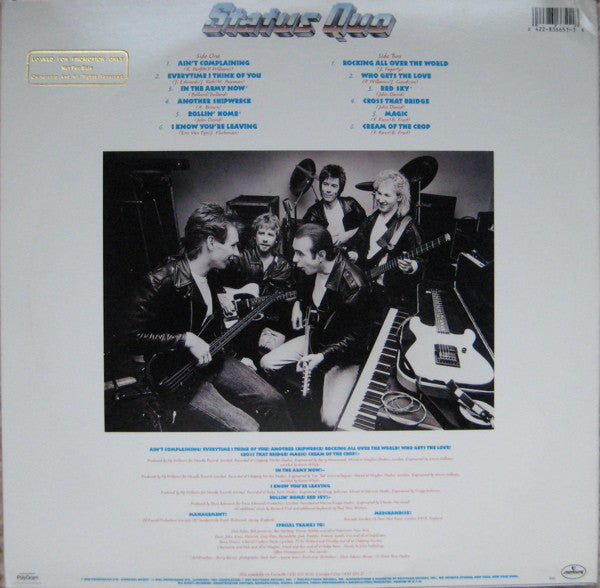 Status Quo : Status Quo (LP,Compilation,Promo)