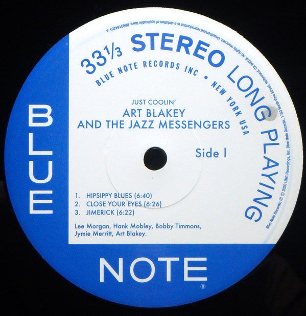 Art Blakey & The Jazz Messengers : Just Coolin' (LP,Album,Stereo)