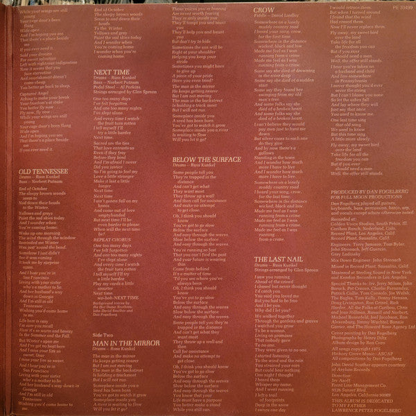 Dan Fogelberg : Captured Angel (LP,Album,Stereo)