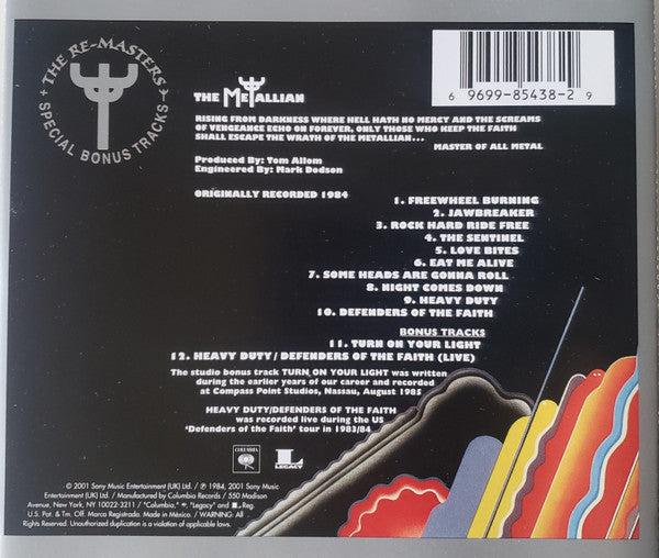 Judas Priest : Defenders Of The Faith (CD, Album, RE, RM, RP)