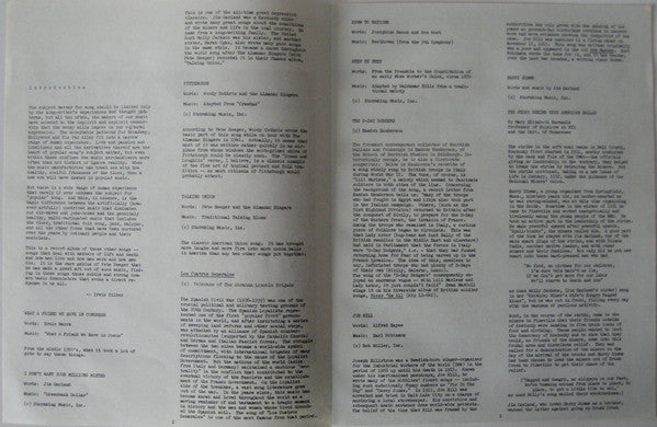 Pete Seeger : Songs Of Struggle & Protest: 1930-1950 (LP,Compilation)