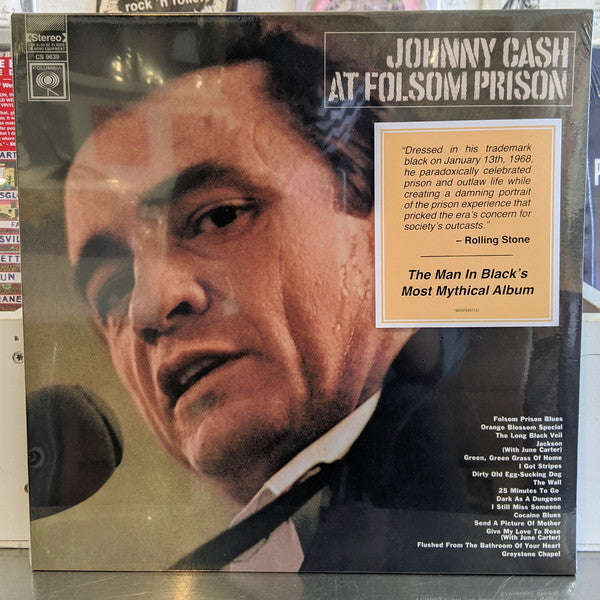 Johnny Cash : At Folsom Prison (LP,Album,Reissue,Stereo)
