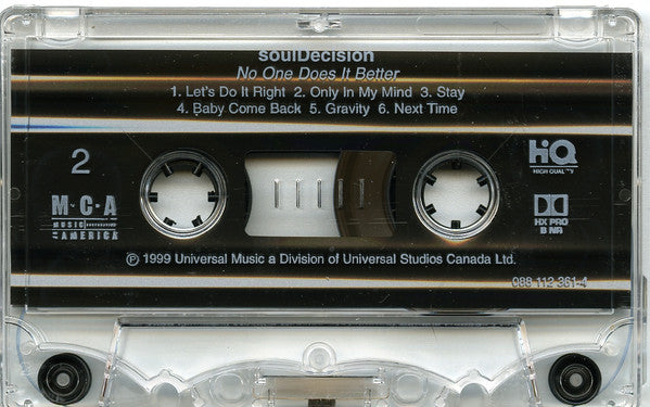 soulDecision : No One Does It Better (Album)