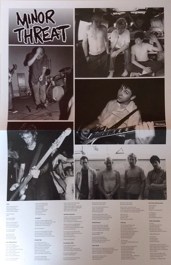 Minor Threat : Minor Threat (12",45 RPM,Compilation,Reissue,Remastered)