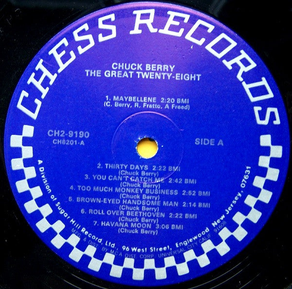 Chuck Berry : The Great Twenty-Eight (LP,Compilation,Reissue)
