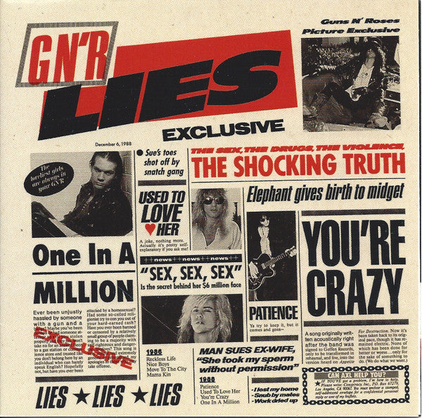 Guns N' Roses : G N' R Lies (Album)