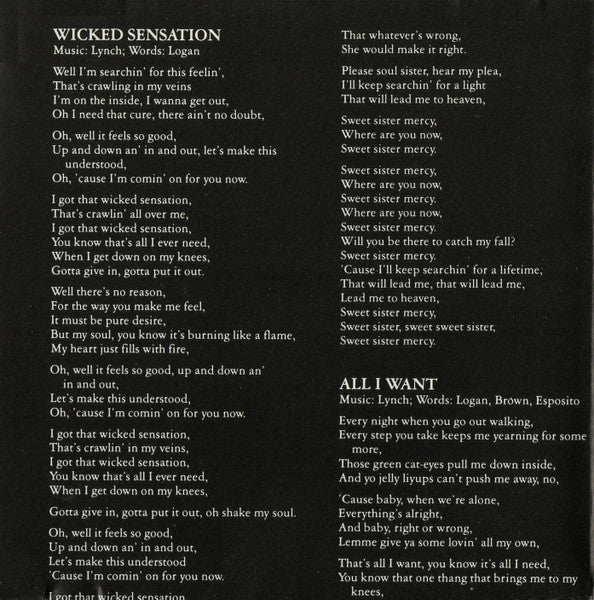 Lynch Mob (2) : Wicked Sensation (Album,Club Edition)