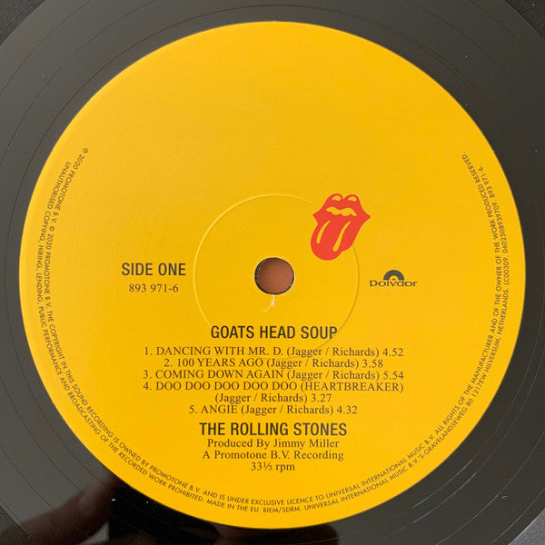Rolling Stones, The : Goats Head Soup (LP,Album,Reissue,Remastered)