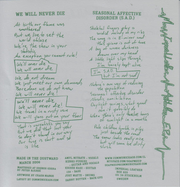 Imperial Leather : Antibodies E.P. (7",45 RPM,EP)