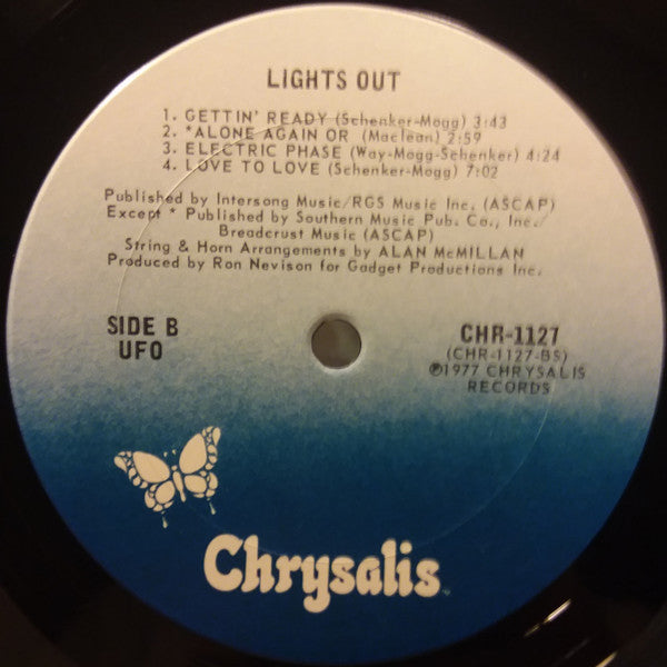 UFO (5) : Lights Out (LP,Album)