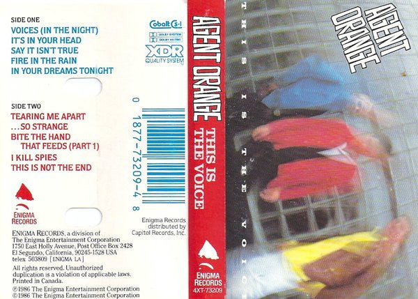 Agent Orange (7) : This Is The Voice (Album)