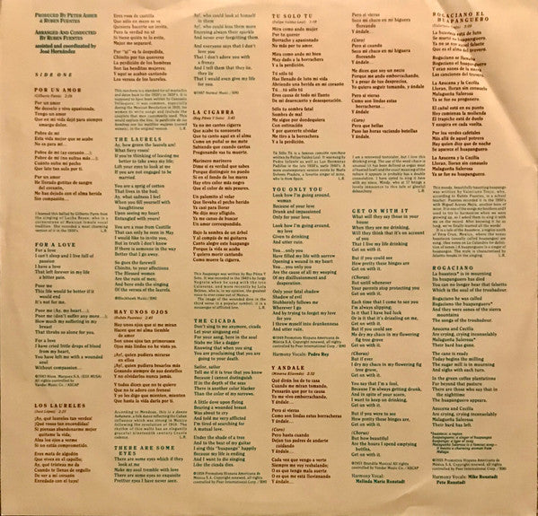 Linda Ronstadt : Canciones De Mi Padre (LP,Album,Stereo)