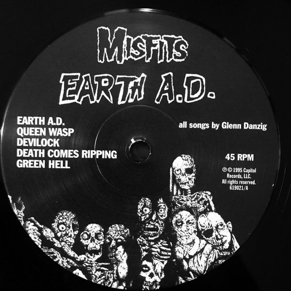 Misfits : Earth A.D. / Wolfs Blood (LP,45 RPM,Album,Reissue)