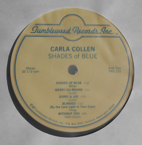 Carla Collen : Shades Of Blue (LP,Album)